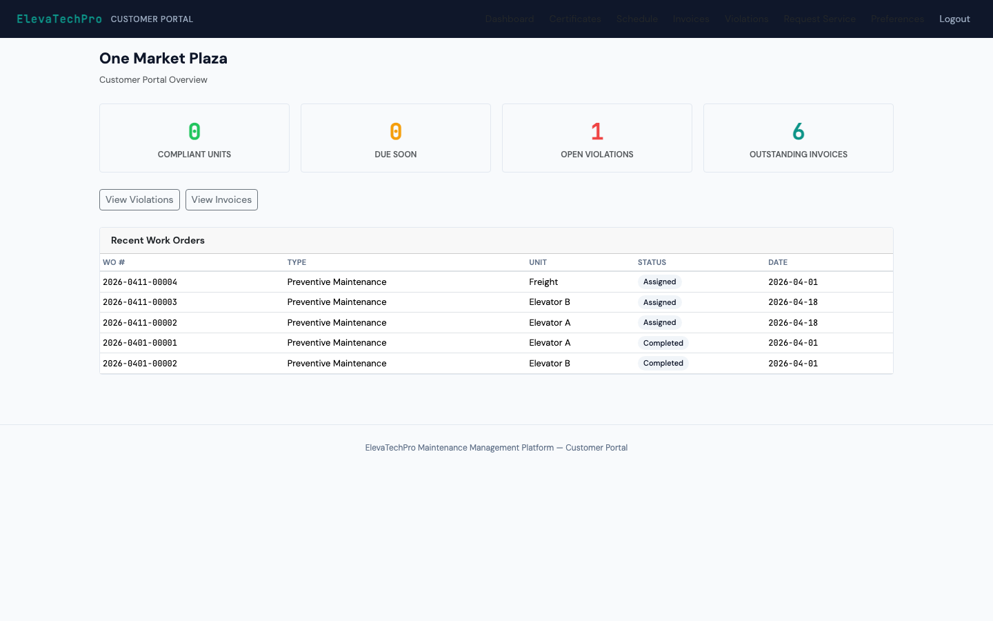 Customer Portal